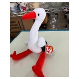 Ty Beanie Baby Stilts the Stork Plush Toy