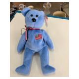 Ty Beanie Baby America Bear with Red Cross Hang Ta
