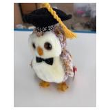 Ty Beanie Baby Smarter Owl Figurine