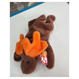 Ty Beanie Baby Chocolate the Moose Plush