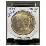 1925 Peace Dollar in Choice UNC Condition