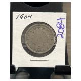 1904 Liberty Head Nickel in Protective Holder