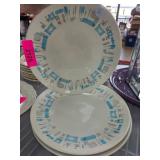 Sebring MCM Royal China Blue Heaven Plates