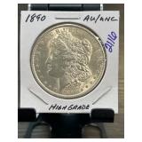 1890 Morgan Silver Dollar, High Grade
