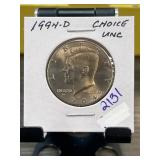 1994-D Kennedy Half Dollar Choice Uncirculated