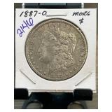 1887-O Morgan Silver Dollar Coin