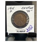 1915-D Lincoln Wheat Cent in Holder
