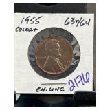 1955 Lincoln Wheat Cent CH UNC