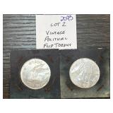 Vintage Political Flip Tokens