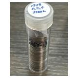 Roll of 1943 P, D, S Steel Wheat Pennies