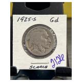 1925-S Buffalo Nickel in Holder
