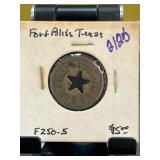 Fort Bliss Texas Military Trade Token