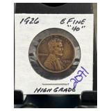 1926 Lincoln Wheat Cent EF40