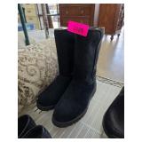 Black UGG Suede Boots, Sz 8