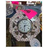 Waterford Crystal Desk Clock