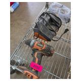 RIDGID Cordless Drill with Charger and Goggles