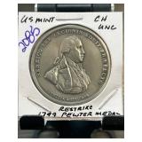 1779 Pewter Restrike Medal by US Mint