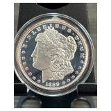 1889 Morgan Dollar Replica in Protective Case