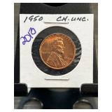 1950 Lincoln Wheat Penny CH.UNC.