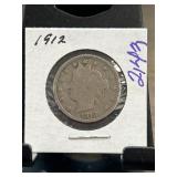 1912 Liberty V Nickel in Holder