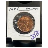 1949 Lincoln Wheat Cent in Choice Uncirculated Con
