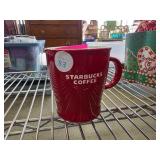 Red Starbucks Coffee Mug With Logo