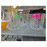Four Cut Glass Tumblers