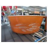 Pyrex Orange Wheat Cinderella Mixing Bowl