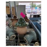 Ceramic Mushroom Figures