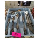Floral Pattern Dining Flatware Set