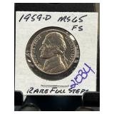 1959-D Jefferson Nickel MS65 FS