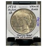 1922 Peace Dollar VAM1A Rare Coin