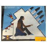 Native American-Themed Framed Artwork