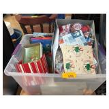 Christmas-Themed Gift Bags and Wrap