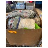 Box Lot of Assorted Crafting Supplies