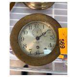 Chelsea Brass Clock by Arthur A. Everts Co.