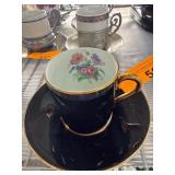 Colclough Bone China Teacup and Saucer Set