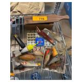 Fishing Lures, Knife, and Miscellaneous Items