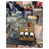 Glass Canisters and Spice Jars