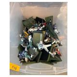 Football Player Figurines with Platforms