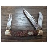 John Primble Belknap Pocket Knife with Three Blade