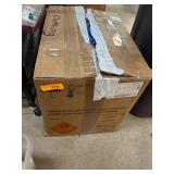 Brown Cardboard Box Labeled Clothing