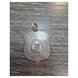 Sterling Silver Shield Pendant 4.3g