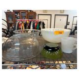 Fire King Mug and Pyrex Mixing Bowls