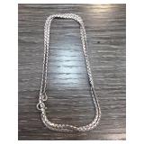 Sterling Silver Necklace, 9.5g