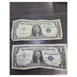 1957 US Silver Certificate $1 Bills