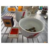 TWA Ceramic Set with Miscellaneous Items