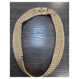Gold-Toned Heavy Textured Necklace