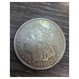 1921 Morgan Silver Dollar Coin
