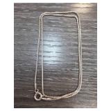 Sterling Silver Box Chain Necklace